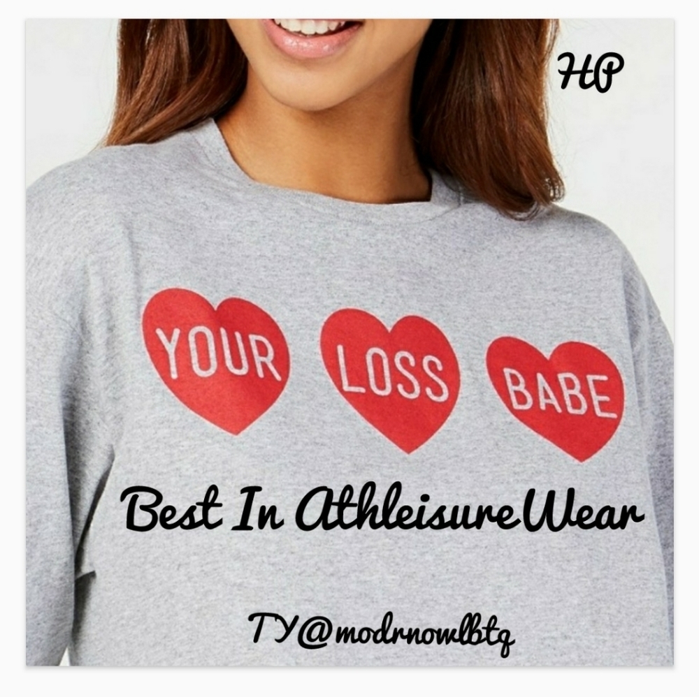 Freeze 24-7 Your Loss Babe Sweatshirt XL NWT